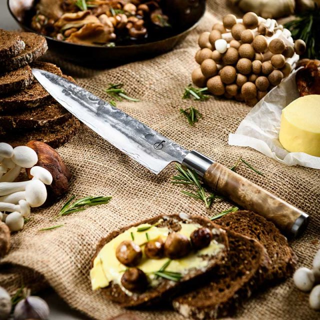 VG10 šefov nož - gljive