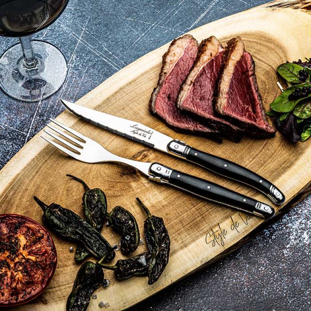 Set vilica crni - daska