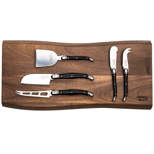 Set od 5 noževa za sir s daskom